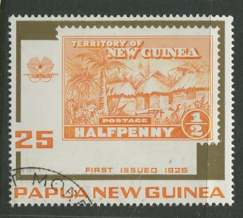 Papua New Guinea- Scott 393 - General Issue -1973 - VFU - Single 25c Stamp