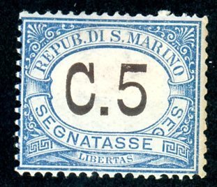San Marino, Scott #J19, Unused, Hinged