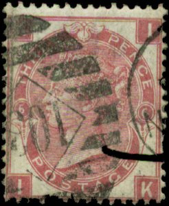 Great Britain Scott #49a Plate #6 Used  Deep Rose