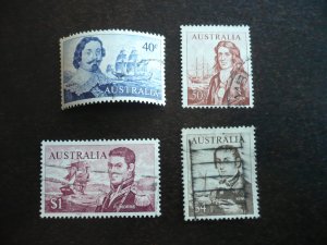 Stamps - Australia - Scott# 412,413,415,417 - Used Part Set of 4 Stamps