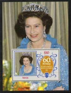 Nevis 476 MNH Queen Elizabeth 60th Birthday