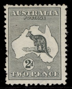 AUSTRALIA GV SG3, 2d grey, M MINT. Cat £55.