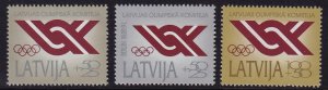 Latvia - 1992 - Scott #B150-B152 - MNH - Sport Olympic Committee