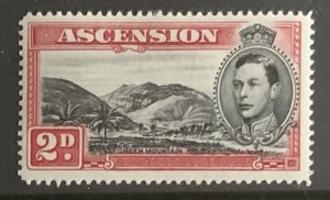 ASCENSION 1949 2d SG41c  LIGHTLY MOUNTED MINT