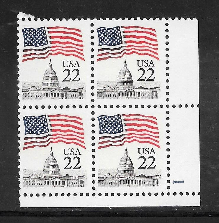 #2114 MNH Plate Block of 4