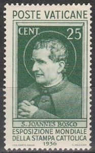 Vatican City #49   F-VF Unused  CV $45.00  (A7515)