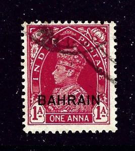 Bahrain 23 Used 1938 KGVI overprint issue