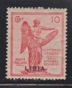 LIBYA Scott # 34 MH - Italian Stamp Overprinted