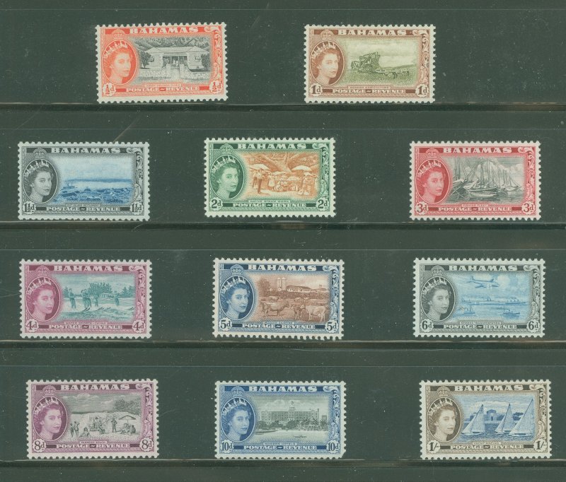 Bahamas #158-68 Unused Single