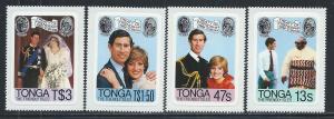 TONGA SC# 485-88 VF/MNH 1981