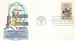 1099 3c RELIGIOUS FREEDOM - Fluegel cachet