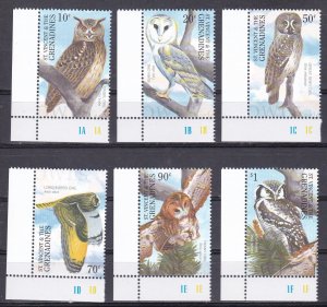 St Vincent & The Grenadines, Fauna, Birds MNH / 2001