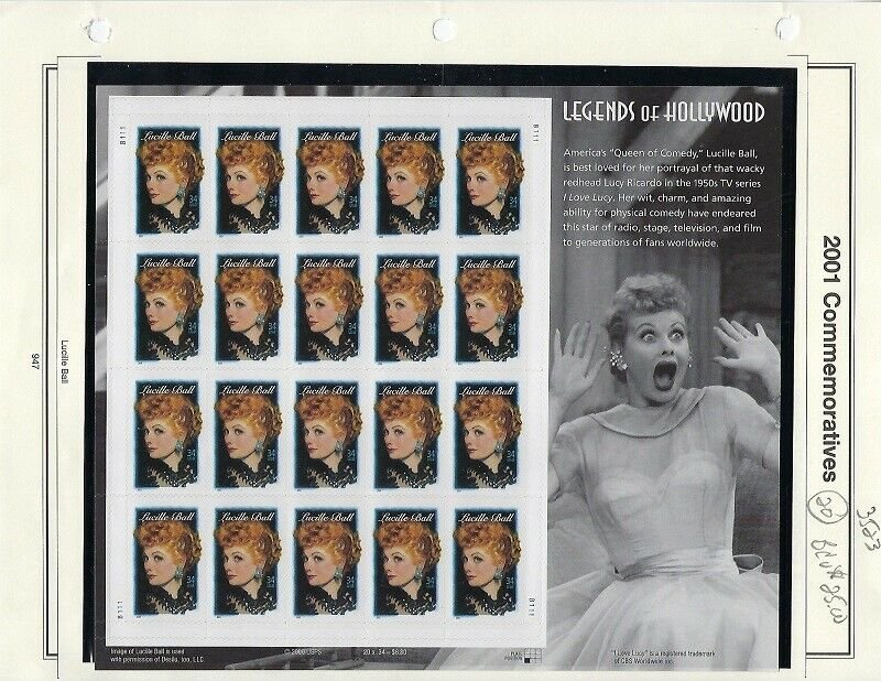 THE 1st 12 LEGENDS OF HOLLYWOOD  MNH SET OF SHEETS BCV $356.00 - W63