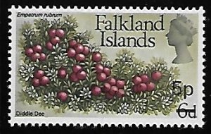 Falkland Islands # 204 - Diddle-dee - surcharged - MLH.....{BRN17}