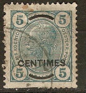 Austria Off Crete 8a Mi 12 Used VF 1905 SCV $50.00