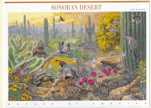 US #3293 1999 SONORAN DESERT -PANE OF 10 33C STAMPS- MINT NEVER HINGED