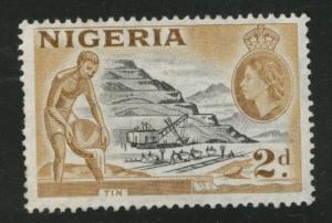 Nigeria Scott 83 MH* 1953 2p tin mine CV$4