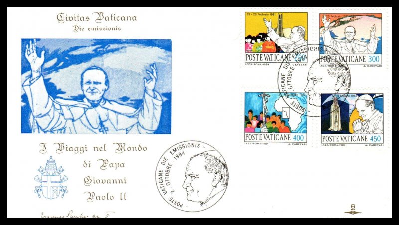 Vatican City 737-748 Set of Four U/A FDC