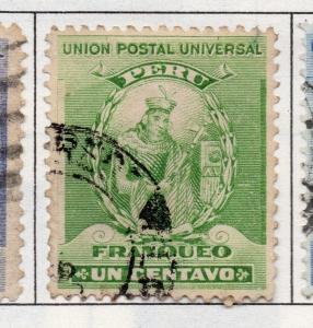Peru 1895-1902 Early Issue Fine Used 1c. 182257