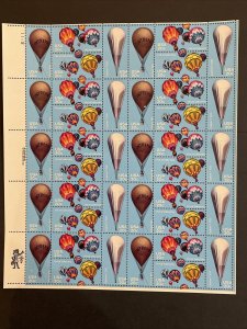 1983 sheet, Balloons, Sc# 2032-2035 