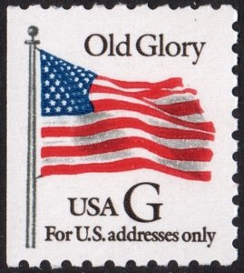 SC#2881 32¢ G Rate Old Glory Booklet Single (1994) MNH