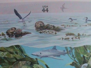 ​UNITED STATES-2009-SC#4423 KELP FOREST WILDLIFE- MNH FULL SHEET - VERY FINE