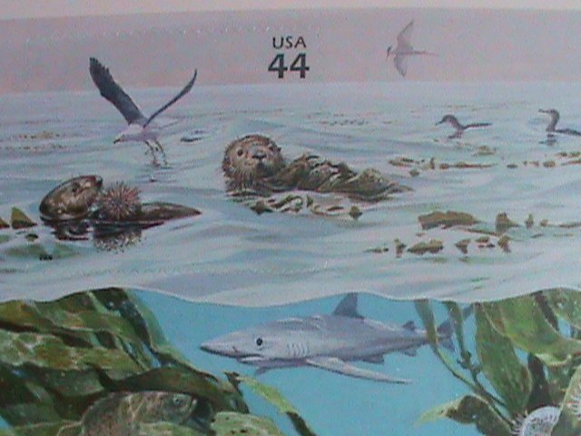 ​UNITED STATES-2009-SC#4423 KELP FOREST WILDLIFE- MNH FULL SHEET - VERY FINE