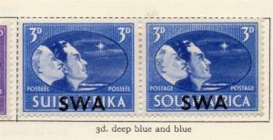 South West Africa 1945 Early Issue Fine Mint Hinged 3d. Optd 216694