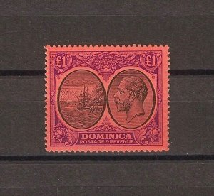 DOMINICA 1923/33 SG 91 MNH Cat £225