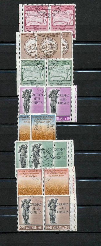 VATICAN 1950s/60s MNH Used Religion Art  (Appx 200) MT45