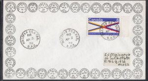 Canada - Apr 1970 Halifax Br. & Yar. RPO Cover