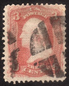 1867, US 3c, George Washington, Used, Sc 94