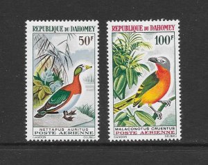 BIRDS - DAHOMEY #C33-34  MNH