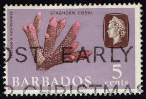 Barbados #271 Staghorn Coral; Used (0.60)