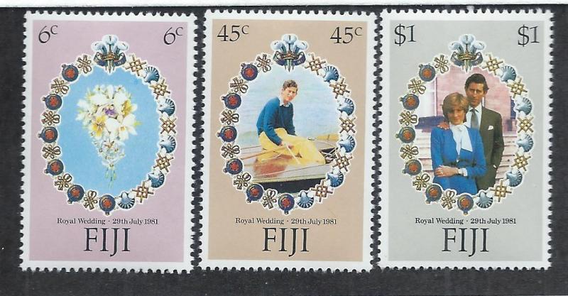 FIJI SC# 442-4 FVF/MNH 1981