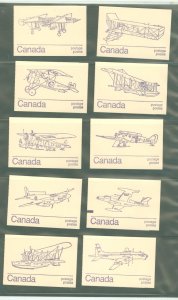 Canada #BK76a  Single (Complete Set)