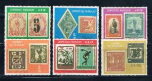 Paraguay MNH Short Set 1089-1094 Stamps on Stamps (ML0213)