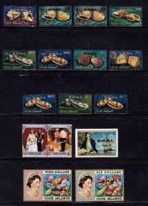 Cook Islands stamps #o16 - o31, MNH OG, Gem set,  CV $59.80