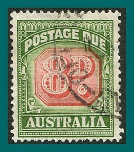 Australia 1957 Postage Due, 8d used #J79,SGD127