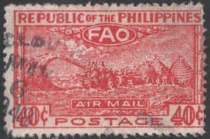 Philippines SC#C67 40c Conference of the FAO (1948) Used