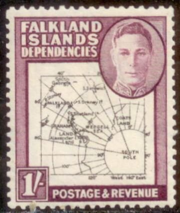 Falkland Islands 1946 SC# 1L8 MNH-OG E35