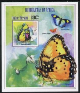 Guinea - Bissau 2013 Butterflies #10 imperf m/sheet unmou...