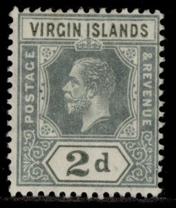 BRITISH VIRGIN ISLANDS GV SG71a, 2d slate-grey, M MINT.