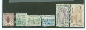 France #B3-B8 Unused Single (Complete Set)