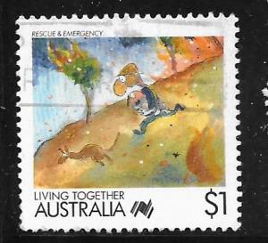 Australia 1078: $1 Rescue & Emergency, used, VF