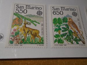 San Marino  #  1107-08   MNH   Europa