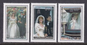 Turks and Caicos 715-717 MNH VF