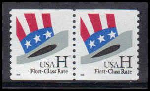 3264 33c H Hat Fine MNH Pair