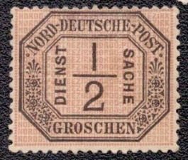 North German Confederation - O3 1870 MH Thin