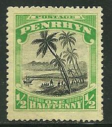 Penrhyn # 25, Mint Hinge